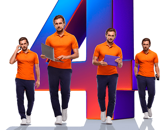 Великолепная четверка Ростелеком в&nbsp;садоводческий массив Поркузи